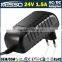 24V 1.5A Power Adapter 24V AC DC Adapter 36W Switching Power Supply 100V-240V