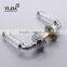 3 inch polished chrome finish clear wooden furniture bedroom door glass knobs