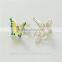 Cheap And High Quality Wholesale Butterfly Stud New Design Earrings