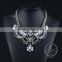 high quality vintage style rhinestone chunky statement necklace tin alloy fashion women pendant necklace 6390082