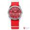 Mens Slim Case Nylon Band Analog Quartz Male Sport Watch