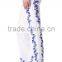 Tropical Embroidered Slim Boot Cut women Jeans pants (LOTX311)