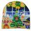 2016 fashion printing Embroidery Christmas hat , Christmas hat/gift for baby/adult