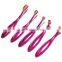 2016 Toothbrush Design Makeup Brush Brush Makeup Cosmetics New High Quality Professional 10 Pcs Rose Gold Oval Brush Set