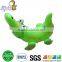 color inflatable PVC crocodile animal toy