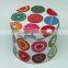 Beautiful appearance and popular product in China round Chocolate tin box chocolate tin can
