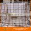Aceally Foldable and collapsible steel storage cage wire mesh container