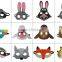 Hot Crazy Animal City Cheap Kids Cartoon Animal Felt Mask