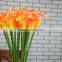 Middle size Calla Lily Home Party Wedding Posy Real Touch Latex Silk Flowers Bouquet PU Artificial Flowers