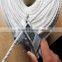 2015 White 6mm 3 strand PP/polypropylene rope for fishing