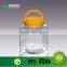 Wholesale cheap price 500ml food container with convenient handle lid plastic bottle transparent plastic jar