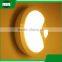 children plastic mini round eat peas battery charge led sensor day night lamp light