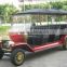 Luxury battery operated passenger electric vintage tourist bus retro car