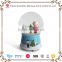 Resin Winter Snowman Glass Snow Ball,Polyresin Snowman Glass Snow Globe,Diameter 6.5cm 8cm 10cm 12cm Glass Snow Globe