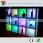 Illuminated rechargeable plastic wine/liquor led display rack
