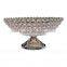 CRYSTAL FRUIT BASKET FOR WEDDING/PARTY/HOME/Home & Garden Decorative Aluminum Metal Fruit Serving Basket