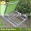 Garden powder coating frame Lounge with fabirc