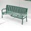 Outdoor park wrought iron benches