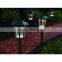 4pk Diecast Aluminum Solar Path Light Outdoor LED Landscape Lawn Garden Lamp -140 mm