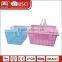 Wholesale Baskets with Handles fruit basket plastic hanging basket wholesale for Storage Shopping