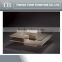 Italy Tempered Glass Top Marble Travertine coffee table