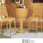 hand woven outdoor rattan bar furniture 2 bar stool with bar glass design table