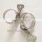 spring clips or hose clamp