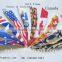 500PCS 3~5inch Customized Country Flags Arrow Vanes Fletchings For DIY Arrows