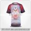 Full sublimated 100% polyester custom made top quality t shirts