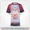 Full sublimated 100% polyester custom made top quality t shirts