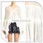summer new special design chiffon ruffle lady top and blouse 2015