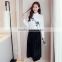 2017 latest popular women's clothing Velvet tall waist long skirts for ladies
