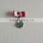 Women jewelry scarf charms wholesale,metal bag accessories with crystals