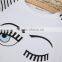Women creative face eyes cotton causal t shirt