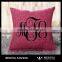 Alibaba Wholesale Cotton Linen Pillow Cover With Zipper