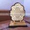 2017 New Design Metal Trophy /wooden Base Trophy / Black Acrylic Trophy /crystal Trophy Kjj-01