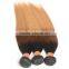 1B/4/27# Brazilian Ombre Straight Three Tone Virgin Brazilian Ombre Hair