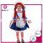 Onbest China wholesale lovely doll cute maid carnival career costume with red hair for kids