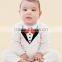 China supplier gentleman long sleeve baby romper