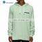 2017 Autumn Custom Made High Quality Men 100% Cotton Pullover Hoodie With Zippered Pocket