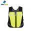 Reflective high vis running vest elastic safety vest