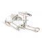 Novelty Silver Pins Men's Cufflinks