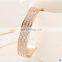 Hot Jewelry Full Crystal Bracelet Opening Bracelets 4 colors Wholesale Austria crystal Bangle One pcs