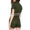 Europe America style casual army green color wear women smart casual wear