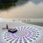 72" Round Wall Hanging Tapestry White Mandala Tapestries Ethnic Wall Hanging