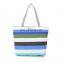 Hot sale women Canvas stripe Shoulder Bag