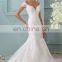 Off the shoulder lace wedding gown