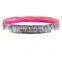 2017 New Style Heat Transfer Print Two Strands Elastic Headband With Slicone Strip