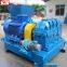 Lower manpower and automatical rubber offcut helix crushing machine