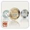 High Fashion ABS Plastic Shank Button Has Small Rim For Garment Coat, Sweater